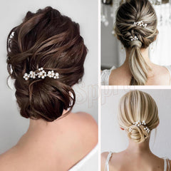 Sppry epingle-cheveux-u-perles-or-chignon-elegant, fixation légère et charmante.