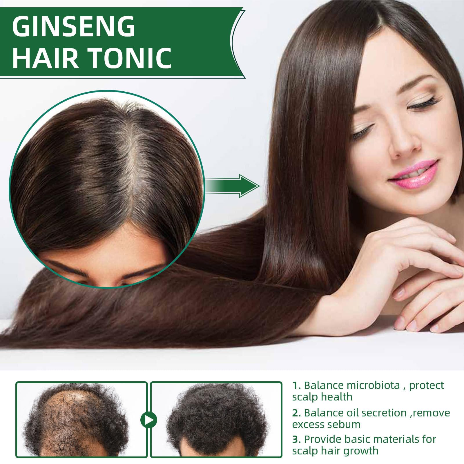 Spray Croissance Cheveux Ginseng Gingembre — usage rapide et pratique au quotidien.