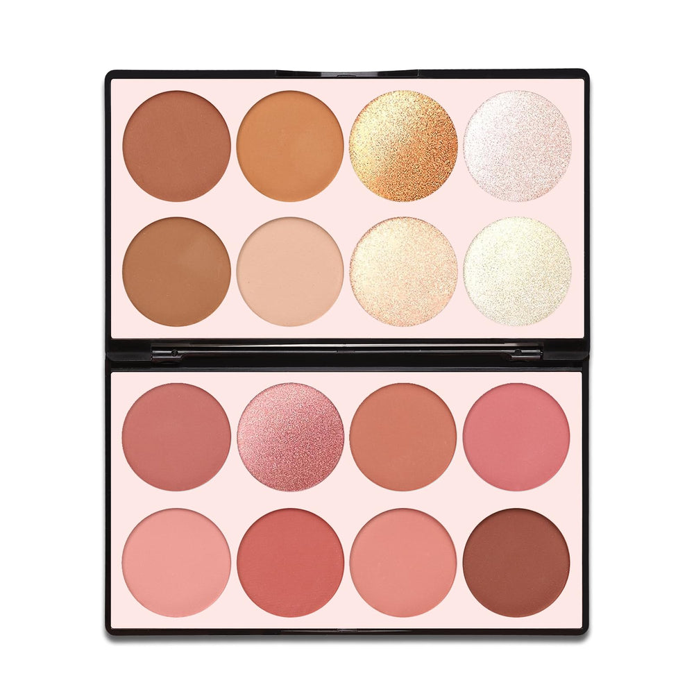 SPRINGSKY palette contour 16 couleurs ouverte pour un contour naturel.
