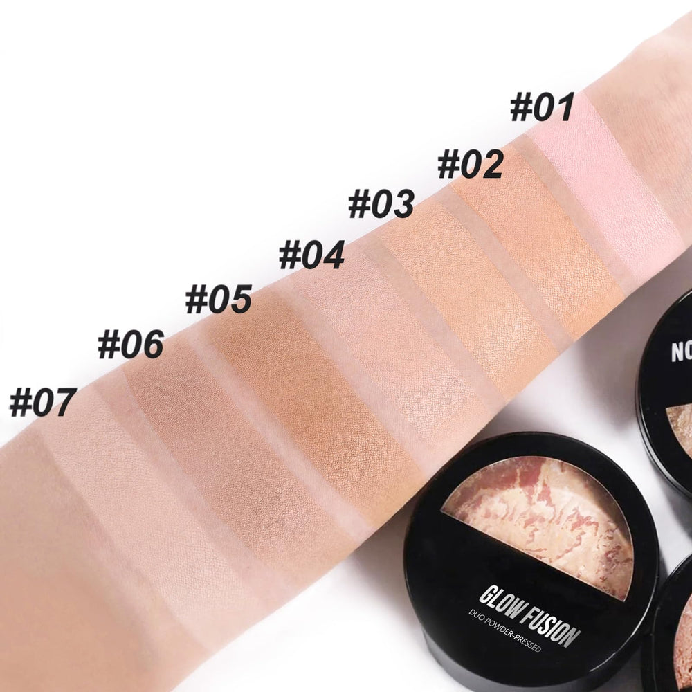 SPRINGSKY Poudre Bakee Lumineuse teintes naturelles adaptés à tous les tons de peau