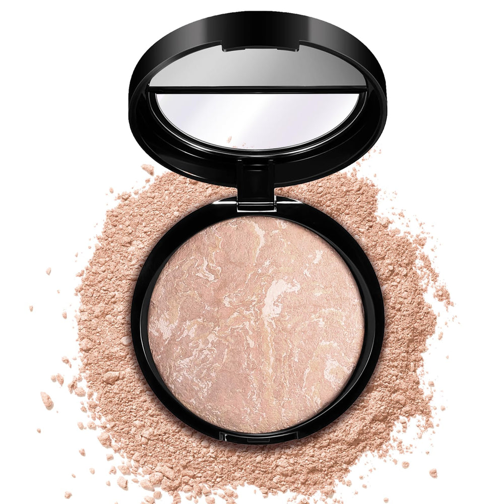 SPRINGSKY Poudre lumineuse pressée – packaging élégant pour une base nette et prête à utiliser