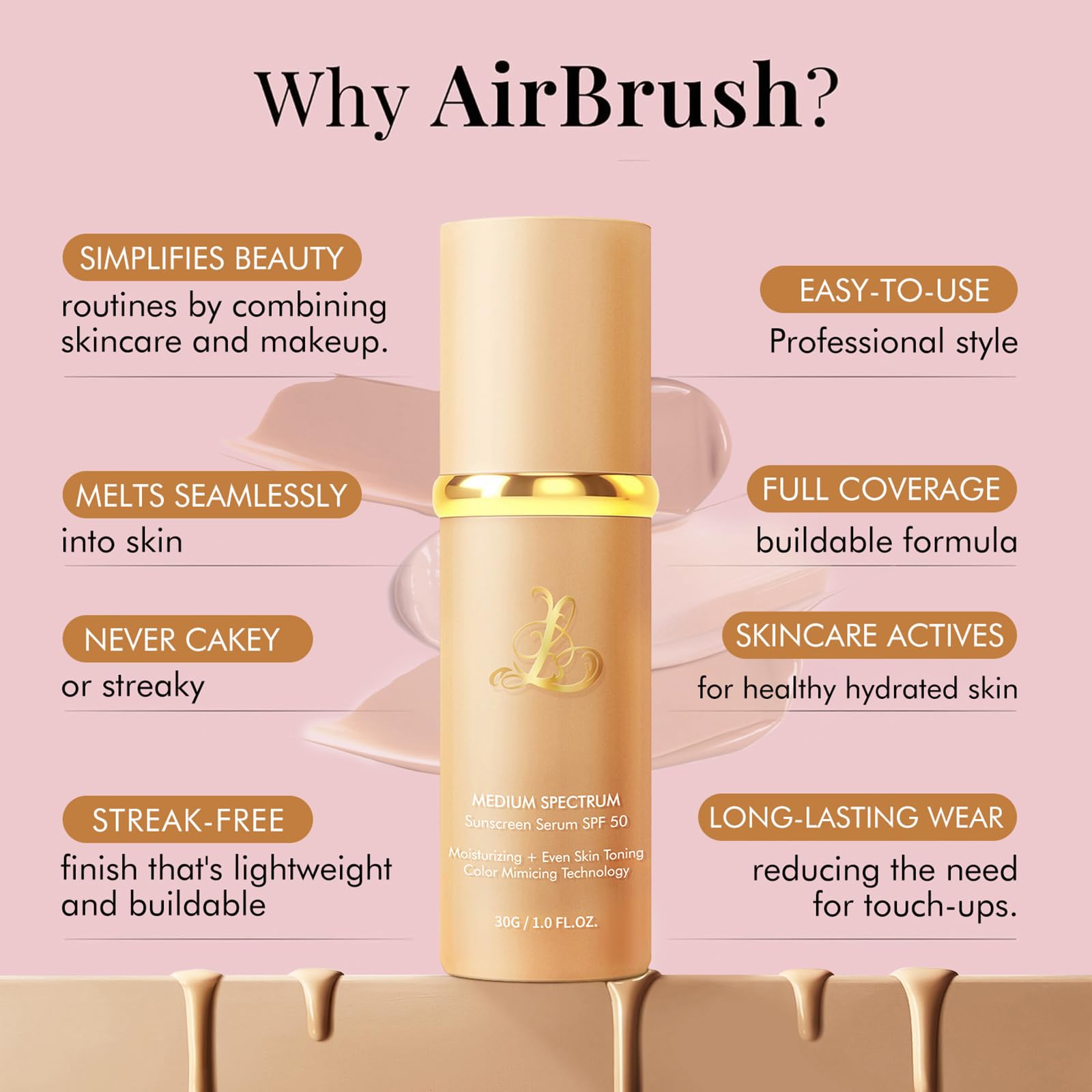 SPRINGSKY couvrance modulable pour un naturel sans effort.