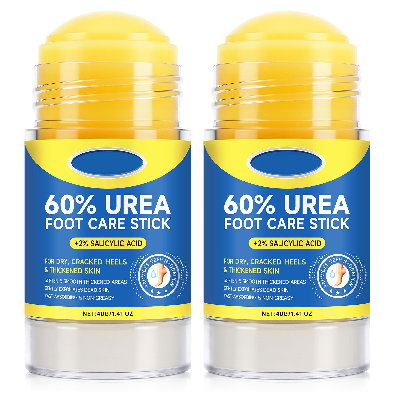 SPRINGSUGAR Crème-stick Urée 60% pour pieds, adoucit les callosités.