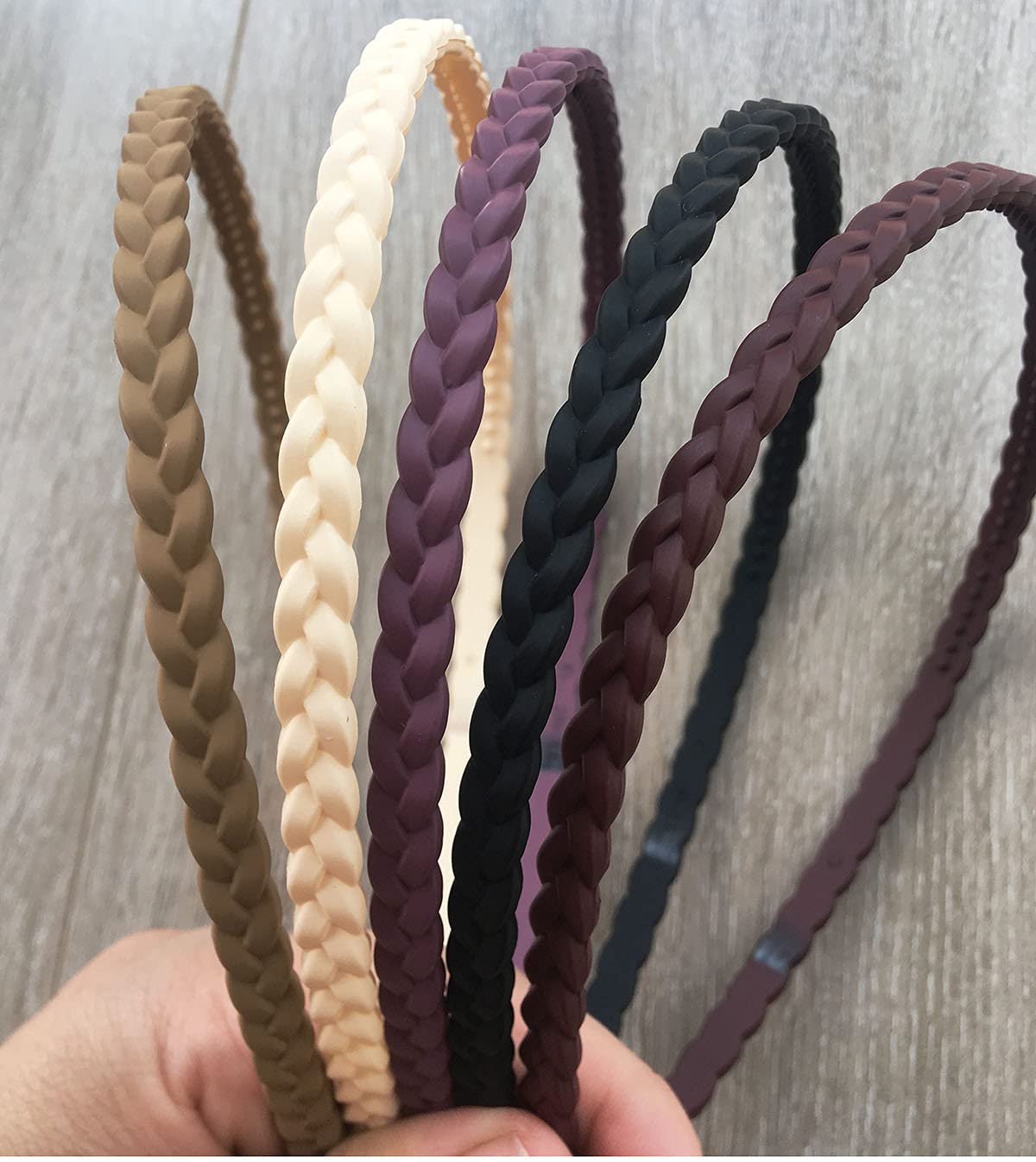 Springtime bandeaux-cheveux-minces-6mm-lilas: léger pour queues et demi-queues.