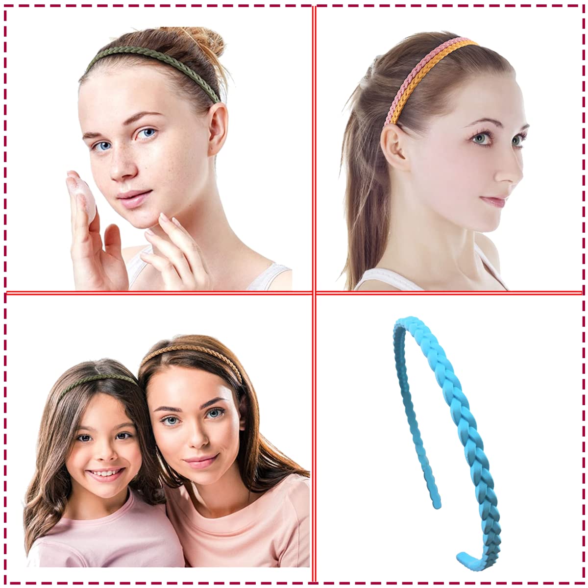 Springtime bandeaux-cheveux-minces-6mm-noir: look chic et polyvalent.