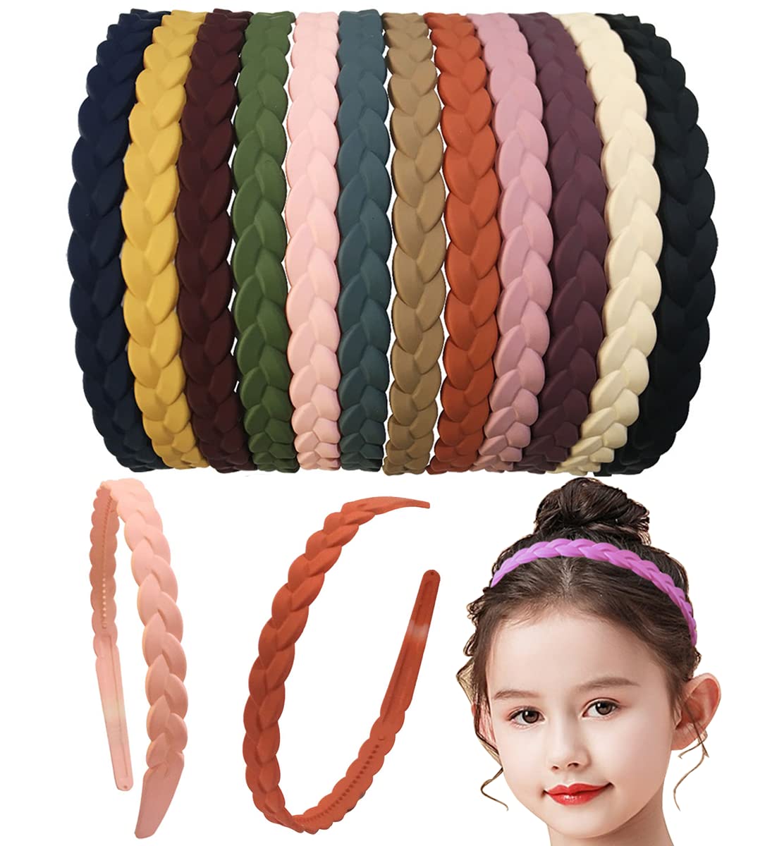 Springtime bandeau-dents 12mm ensemble, parfait pour tenues quotidiennes.