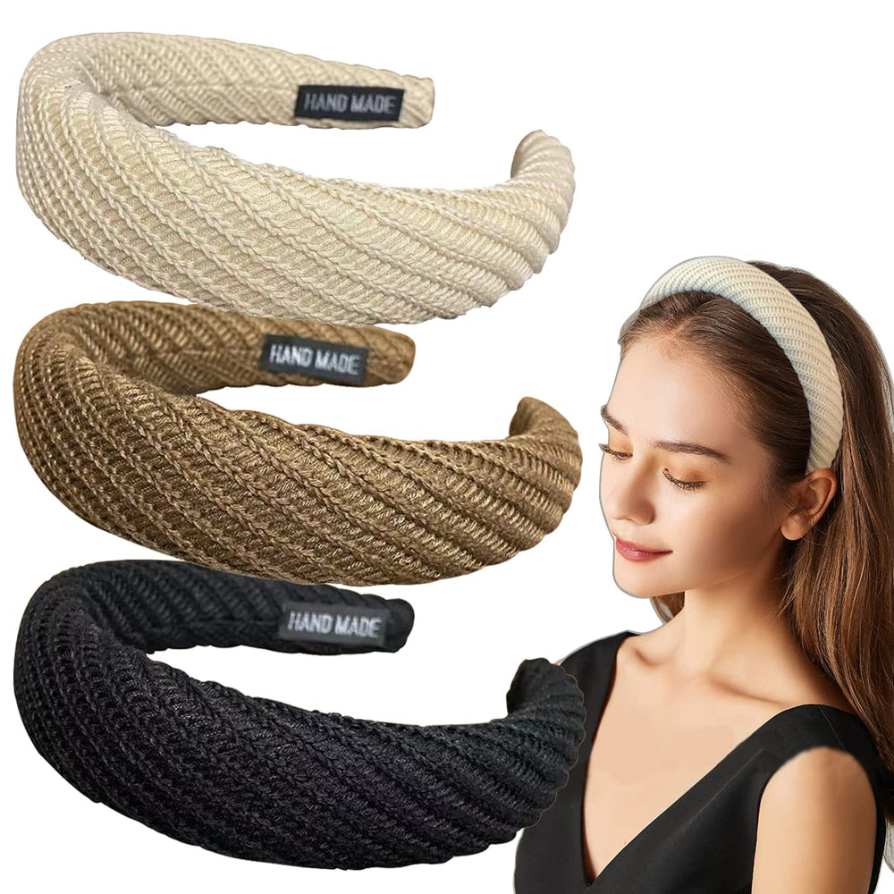 Springtime bandeau tricoté ivoire, utilisation pour maîtriser les mèches et accessoiriser