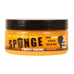Flacon SPUNGE Twist Creme – tenue régulière pour boucles et twists, présentation nette.