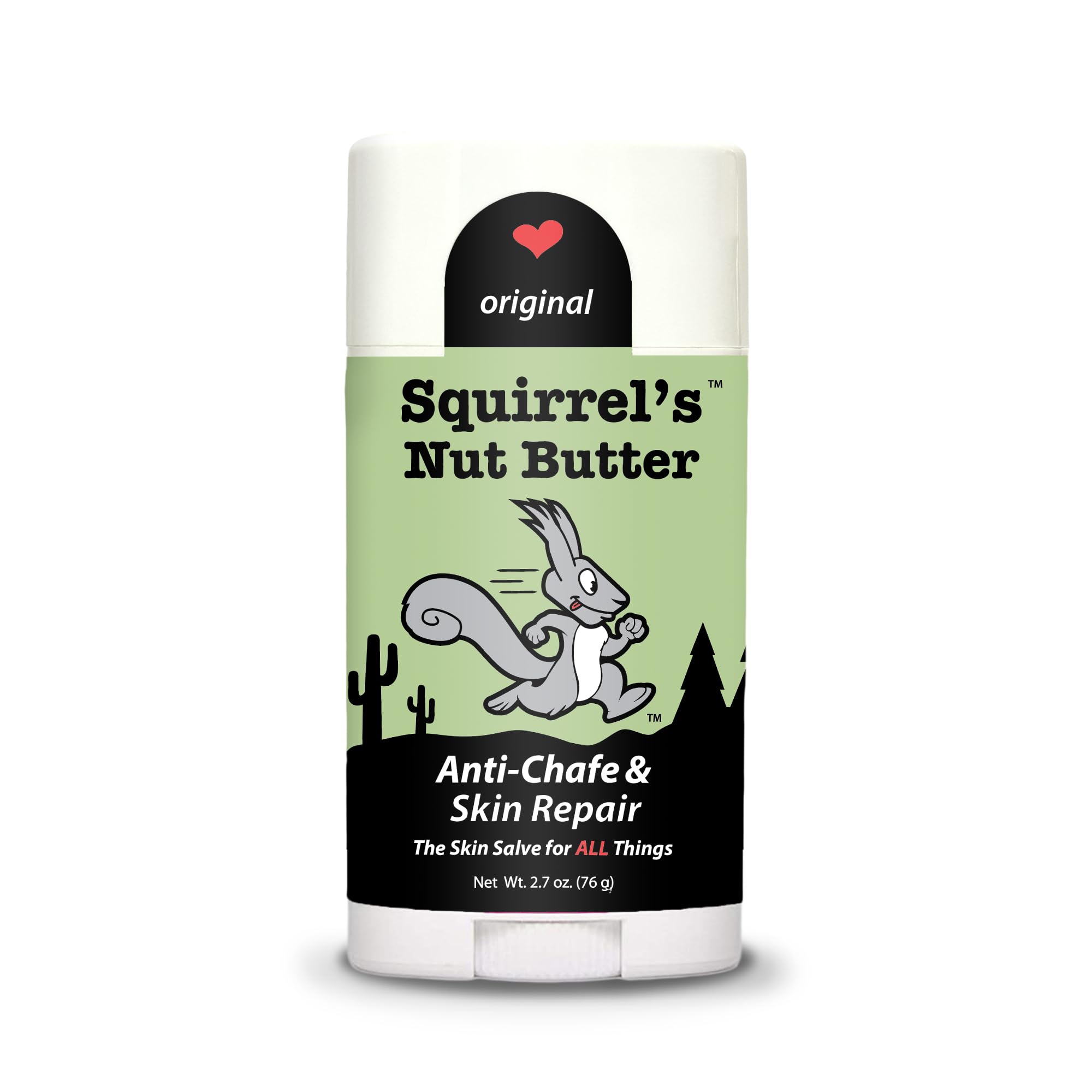Stick anti-frottement Squirrel's Nut Butter, pratique et naturel pour prévenir les irritations.