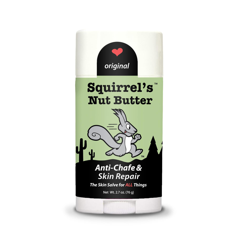 Stick anti-frottement Squirrel's Nut Butter, pratique et naturel pour prévenir les irritations.