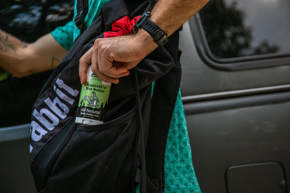 Après-course, douceur et réconfort grâce au Stick anti-frottement.