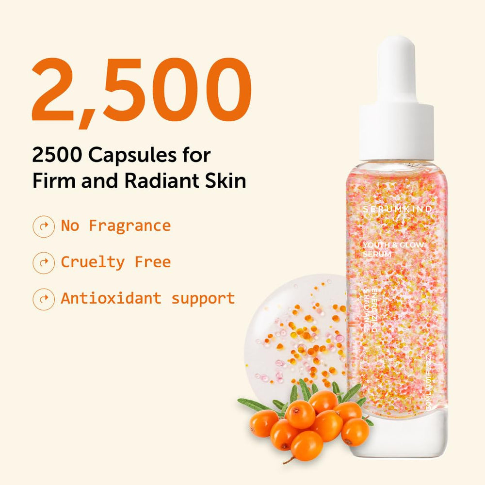 SRMKND SERUMKIND – application sur peau avec absorption rapide et non grasse.