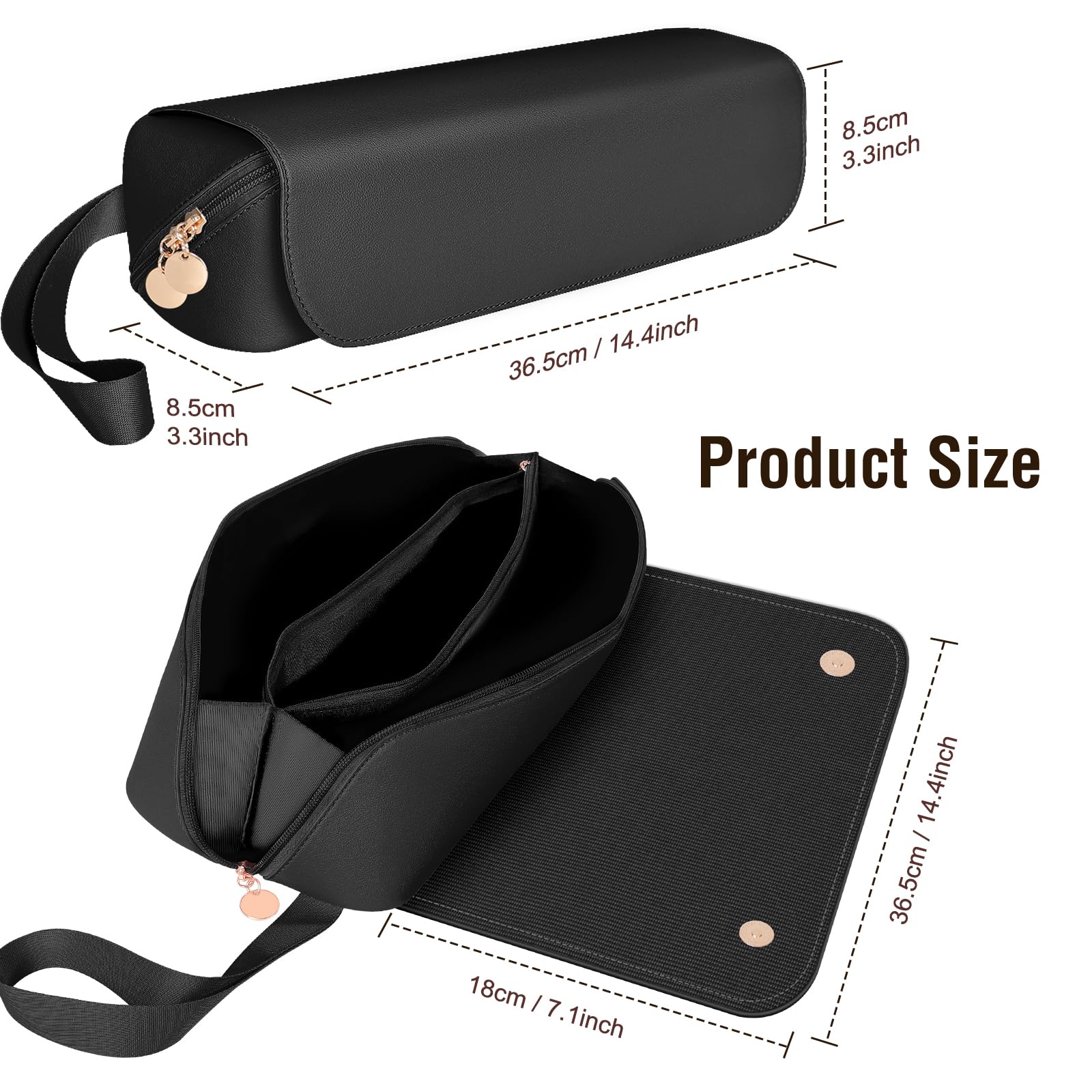 SS Tapis résistance chaleur pour outils capillaires, sécurité lors de l'utilisation.