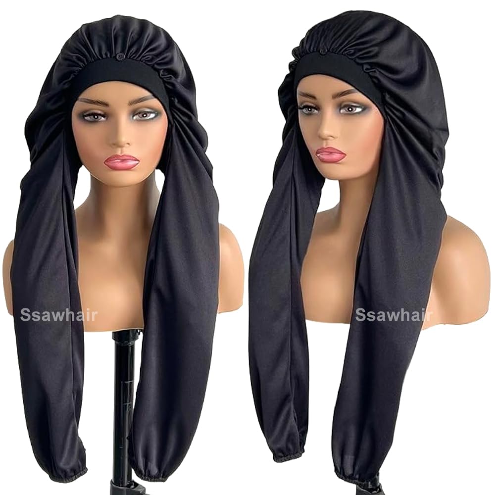 Protection des tresses longues avec le bonnet Ssawhair