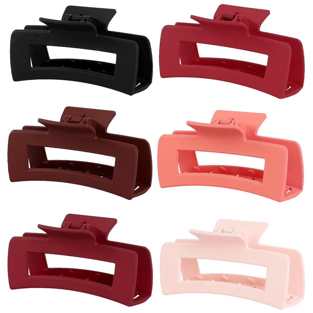 Pince-cheveux rectangle 4 pouces de Sisiaipu, idéale pour cheveux épais et fins.