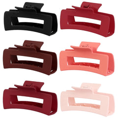 Pince-cheveux rectangle 4 pouces de Sisiaipu, idéale pour cheveux épais et fins.