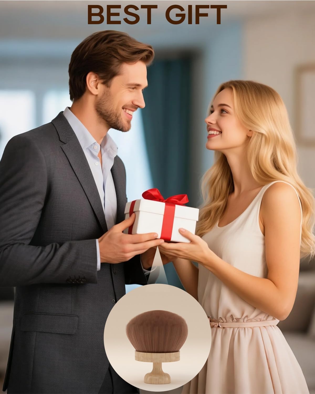 Pinceau ssouwao luxueux, parfait comme cadeau beauté.