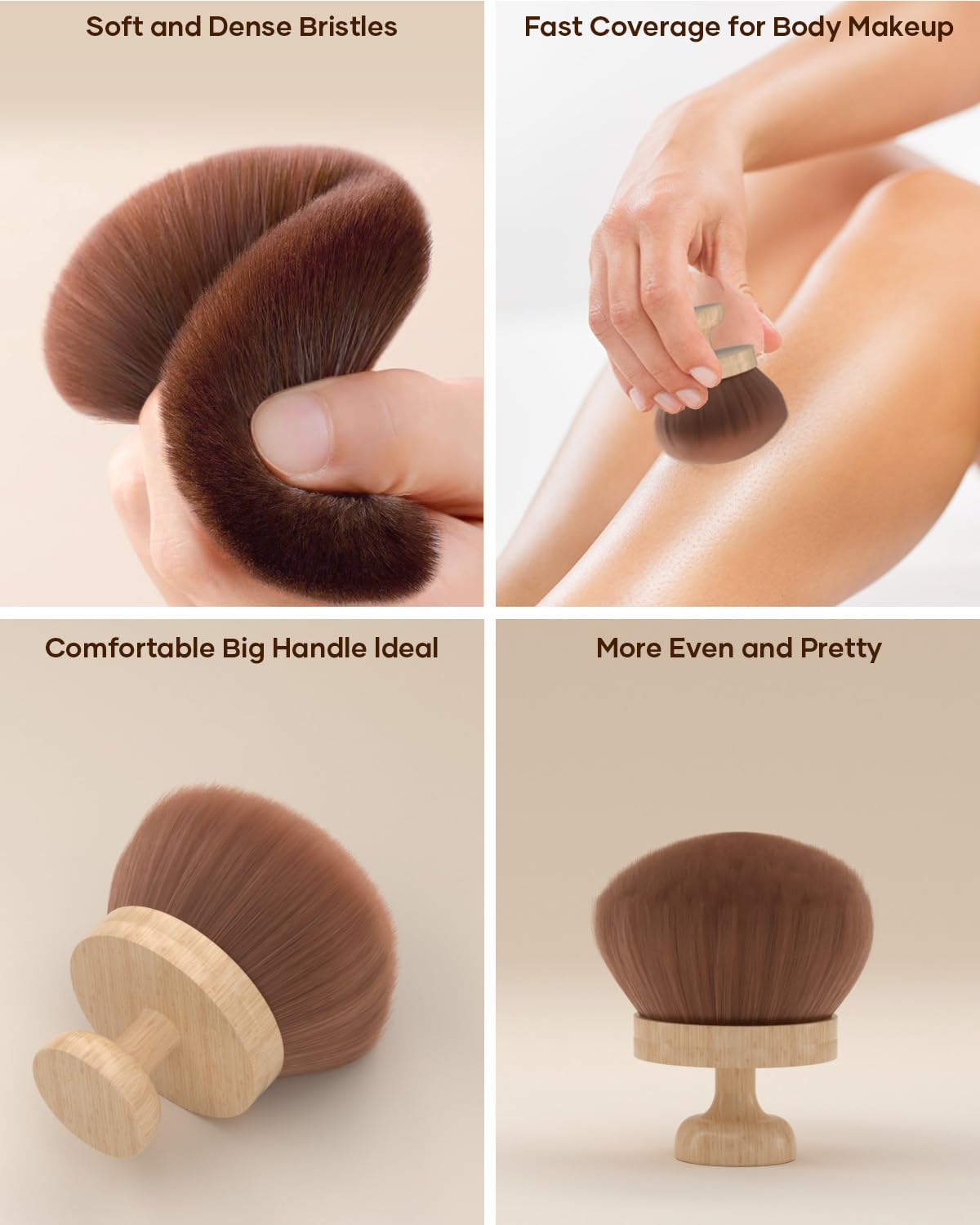 Pinceau ssouwao léger et doux pour un maquillage fluide.