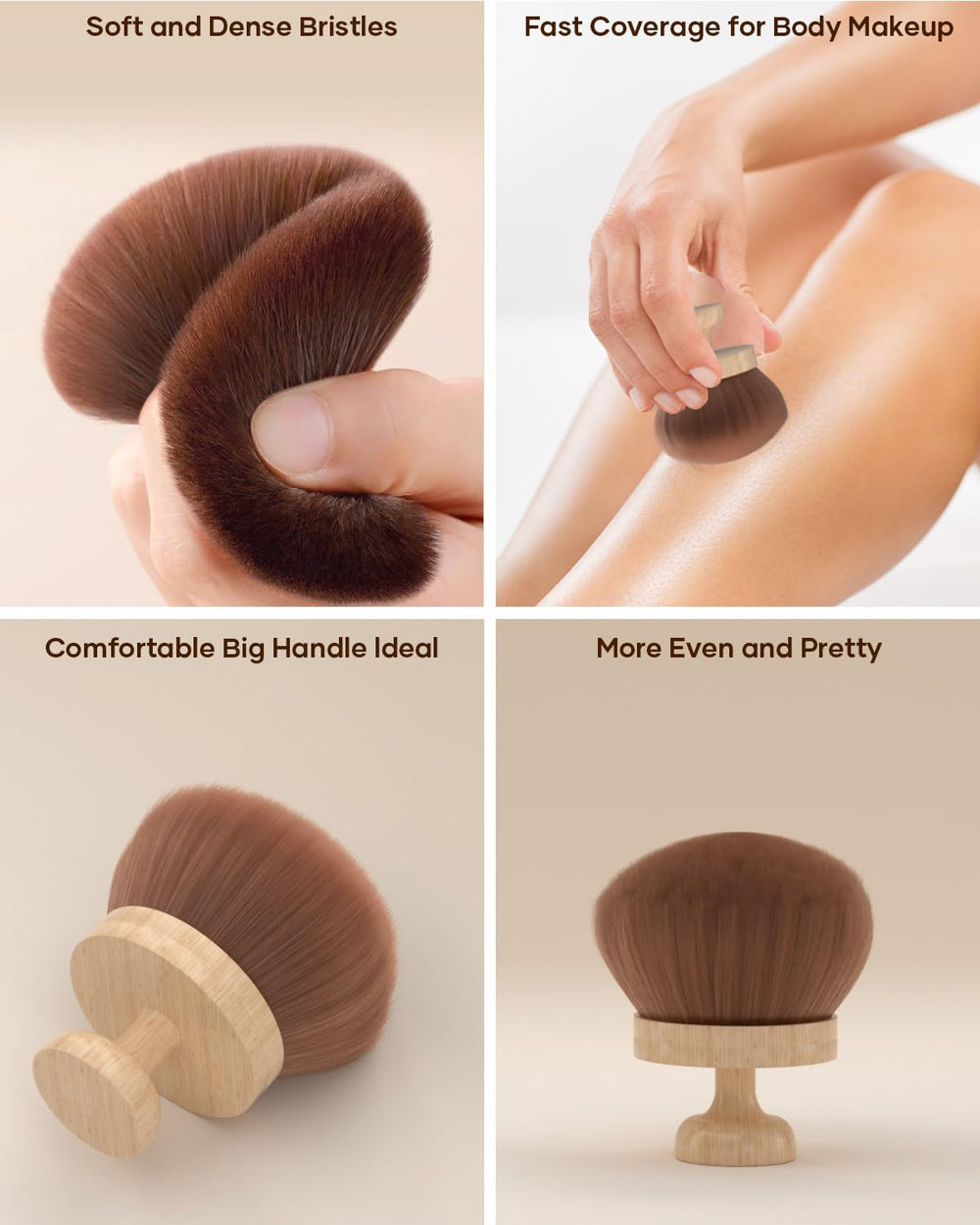 Pinceau ssouwao léger et doux pour un maquillage fluide.