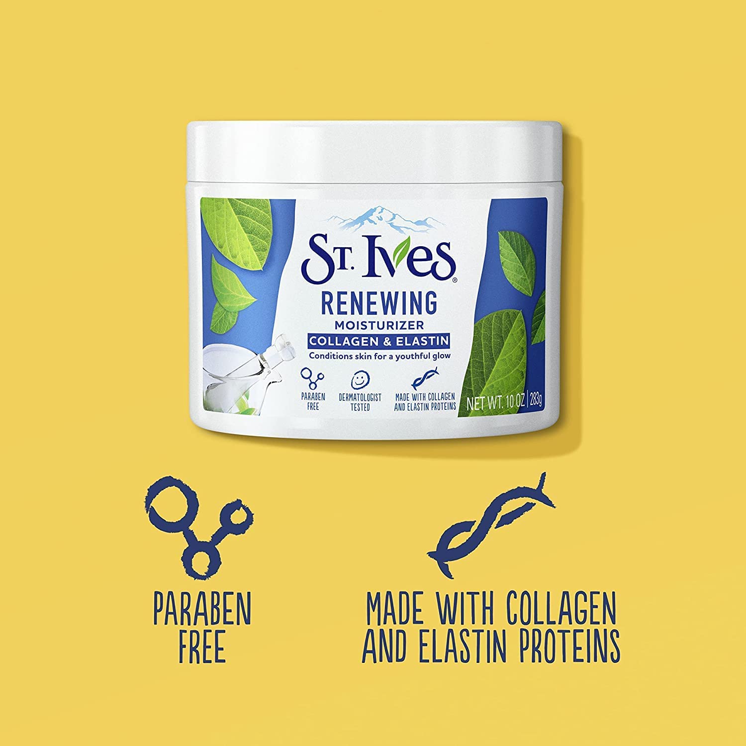 Routine rapide le matin avec St. Ives Renewing Collagen & Elastin.