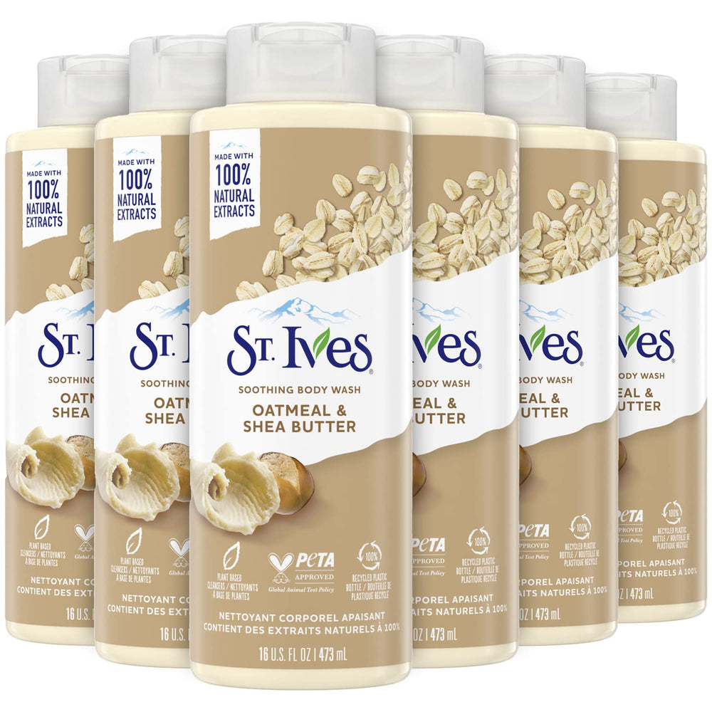 Gel douche St. Ives à l avoine et karité pour nourrir la peau
