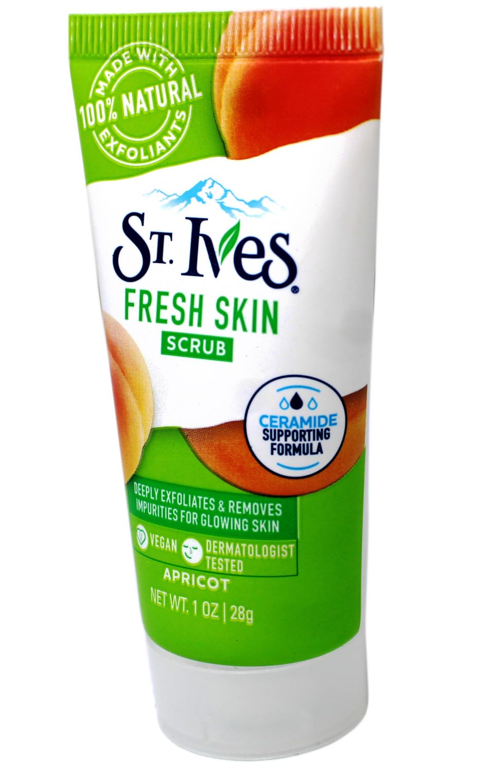 St. Ives gommage à l’abricot, peau réconfortée et revitalisée.