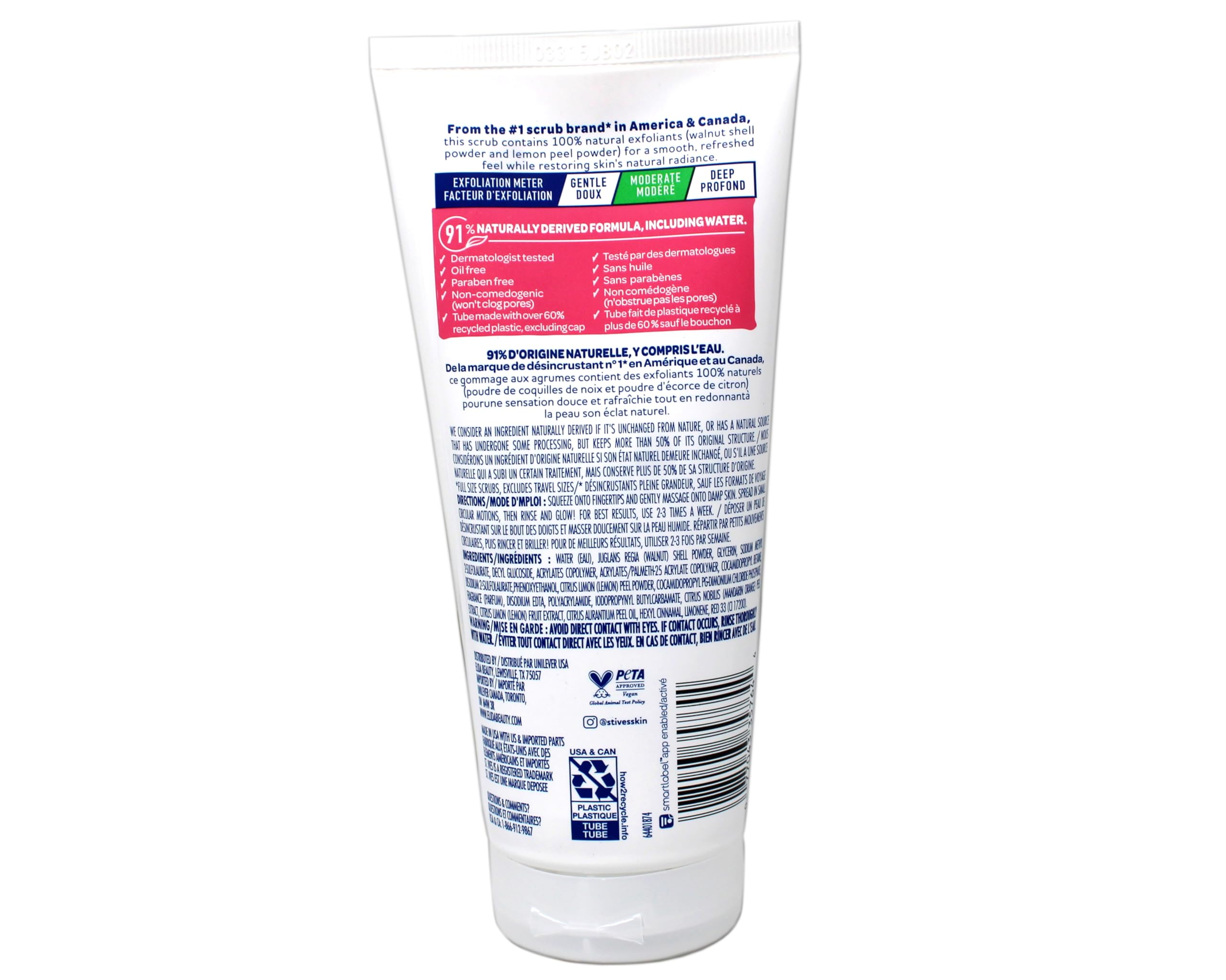 St. Ives Gommage Visage, usage avant maquillage pour une base lisse.