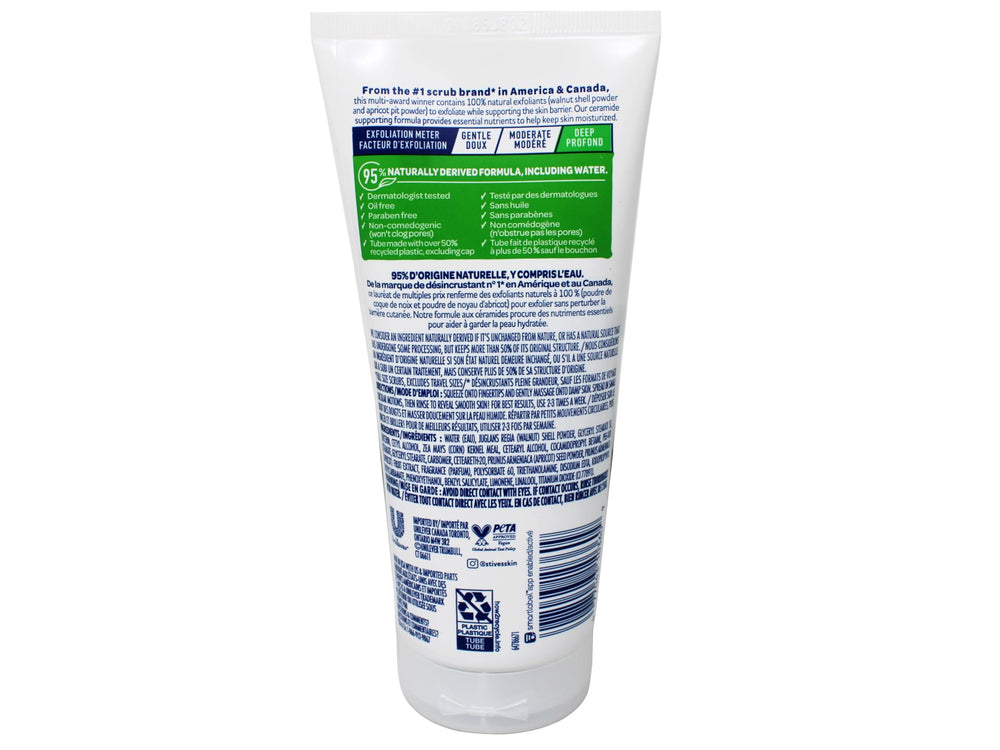 Ingrédients abricot du gommage St. Ives – exfoliation agréable