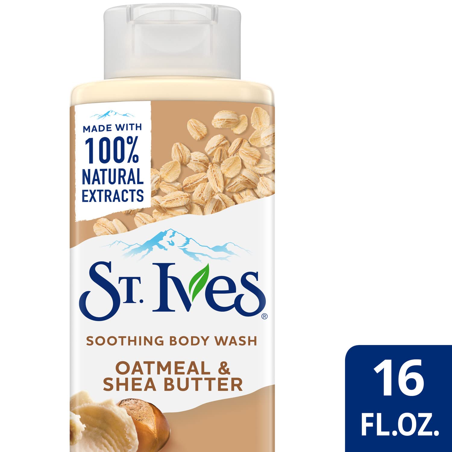 Texture mousseuse du gel douche St. Ives pour une sensation luxueuse