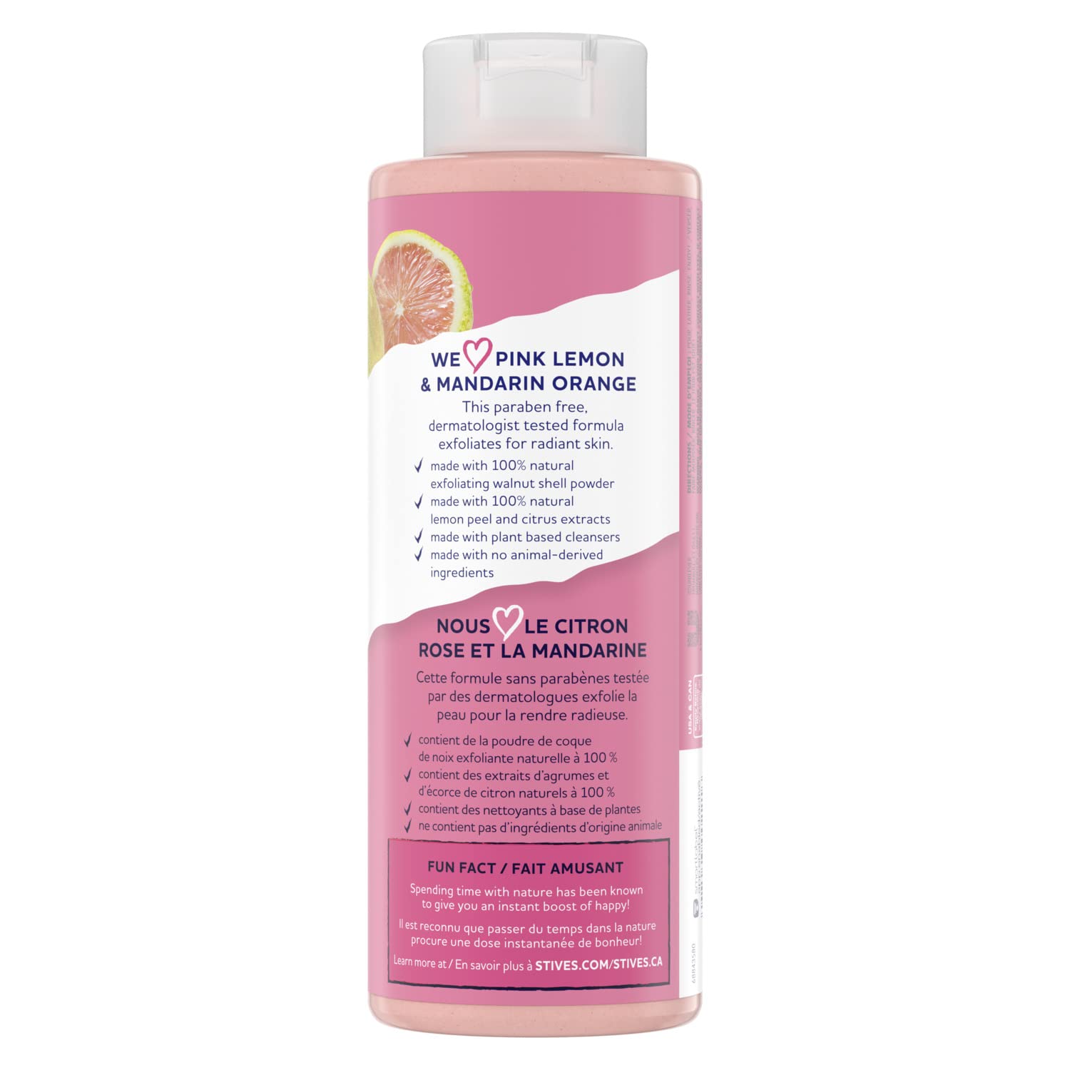 St. Ives Mousse-douche-cremeuse: texture onctueuse qui glisse facilement sur la peau.