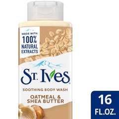 Texture mousseuse du gel douche St. Ives pour une sensation luxueuse