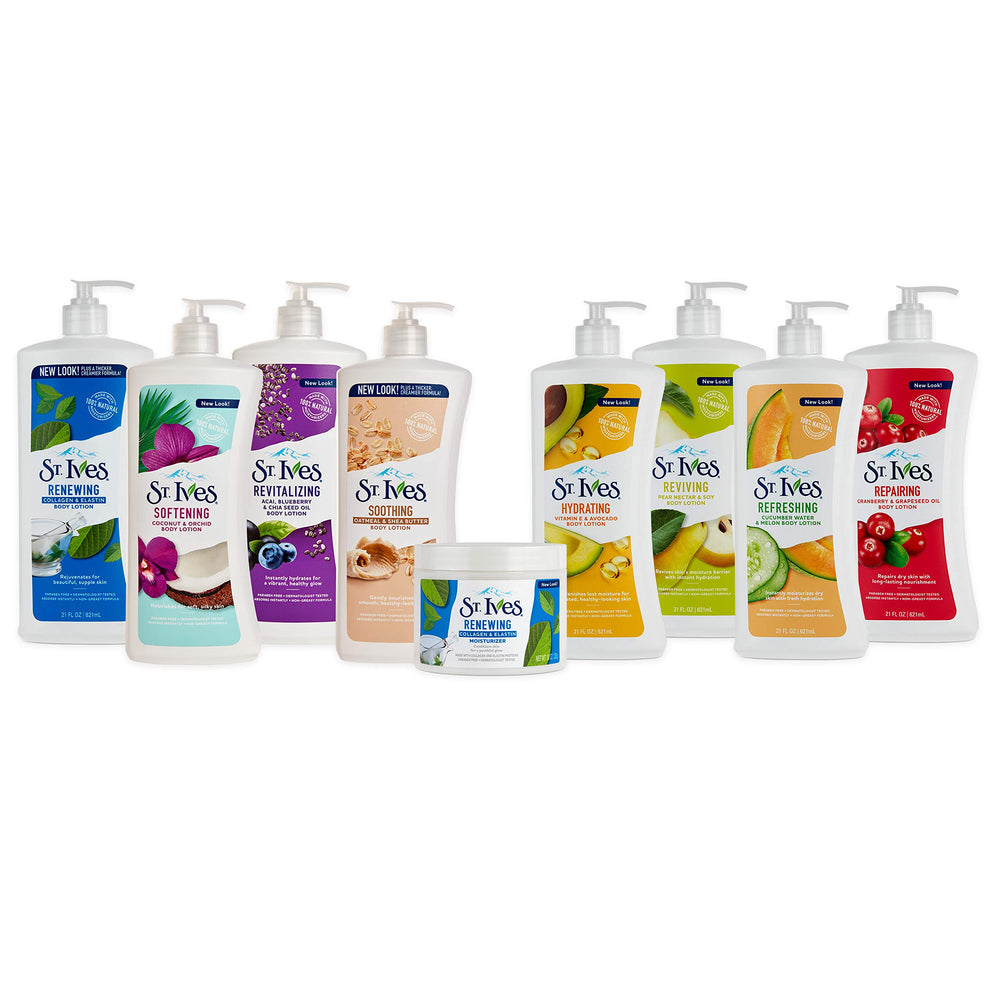 Conditionnement 4 bouteilles, lotion hydratante prête à l’emploi.