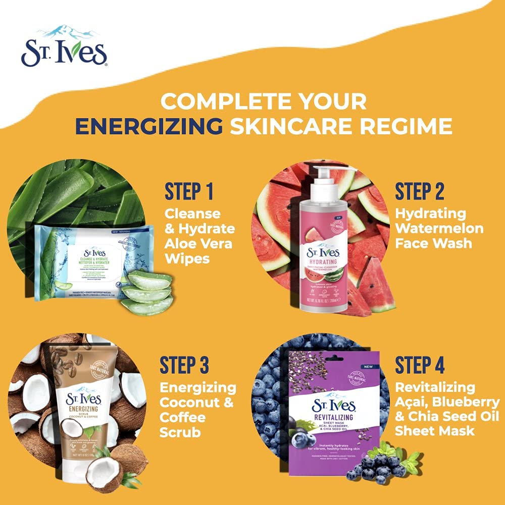 St. Ives Coco Café - peau fraîche après rinçage et soin