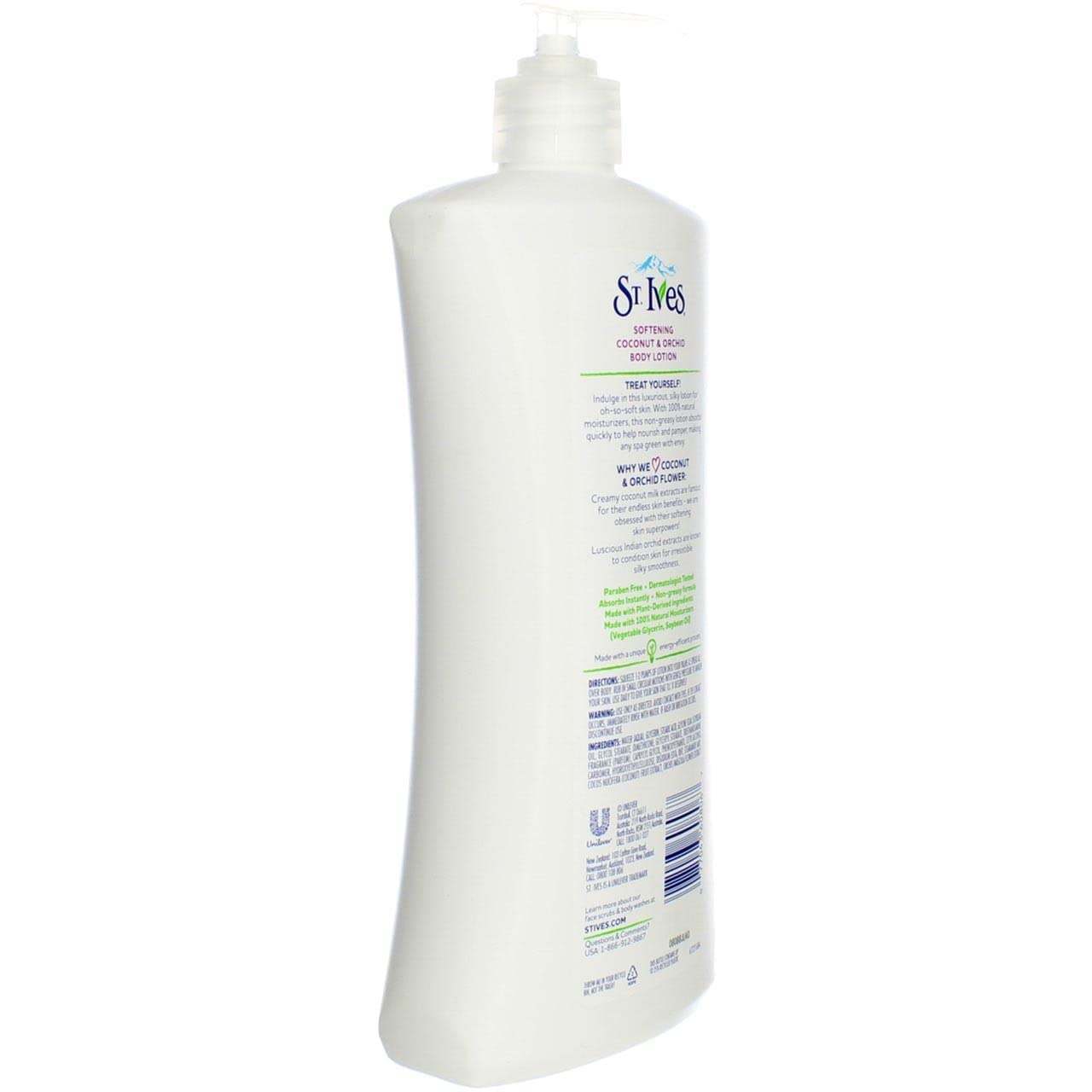 St. Ives: texture soyeuse non grasse s'absorbe rapidement.
