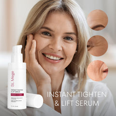 Texture douce de la Crème Yeux Visage prête à être appliquée.