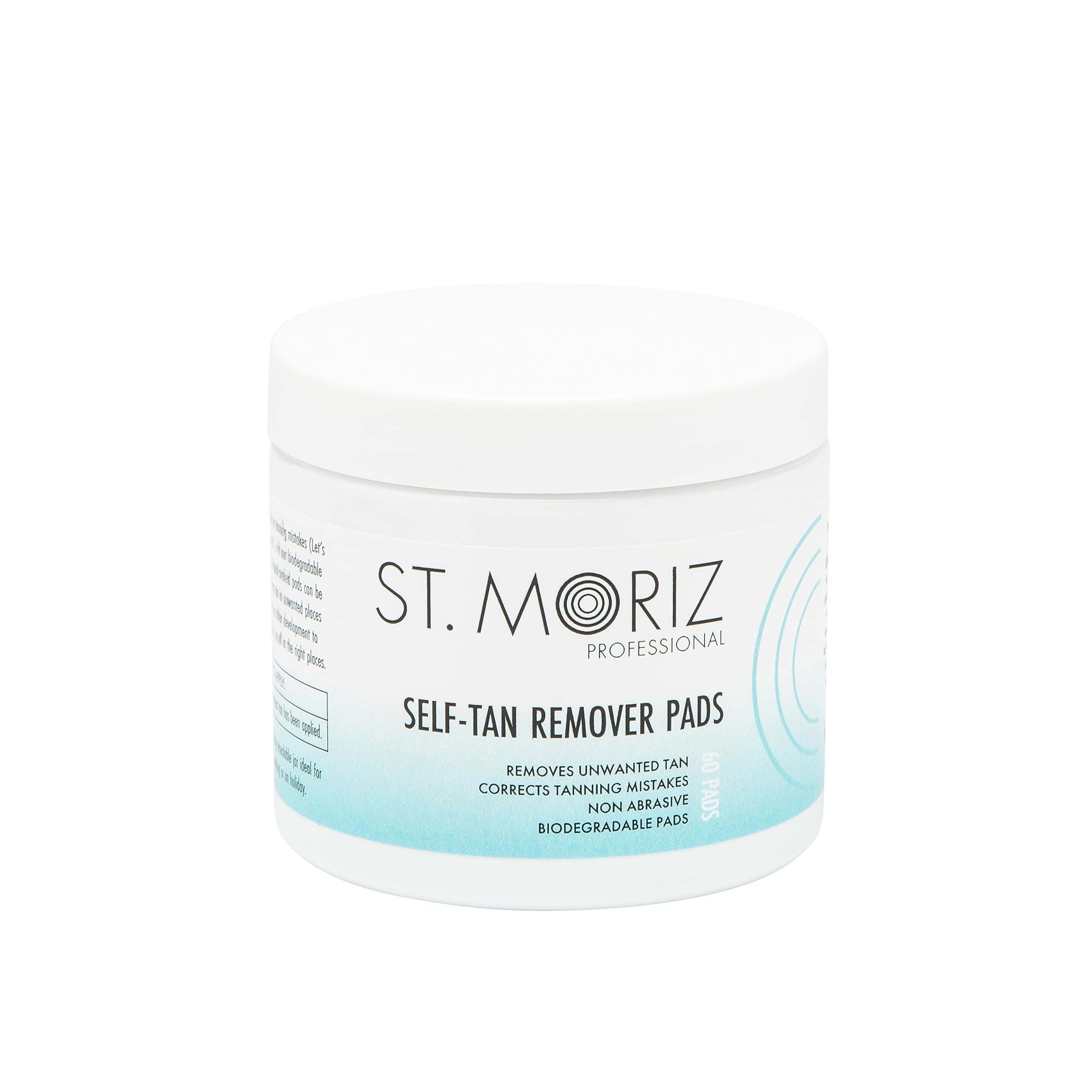 ST. MORIZ tampons-retrait-bronzant-etui-reutilisable: rangement pratique et écologique.