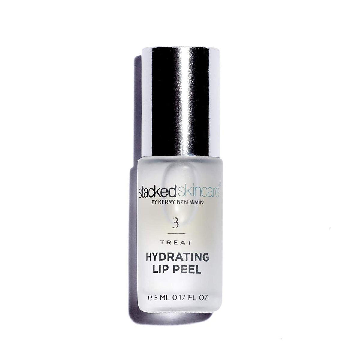 StackedSkincare gommage hydratant pour les lèvres – bouteille prête à exfolier sans rinçage.