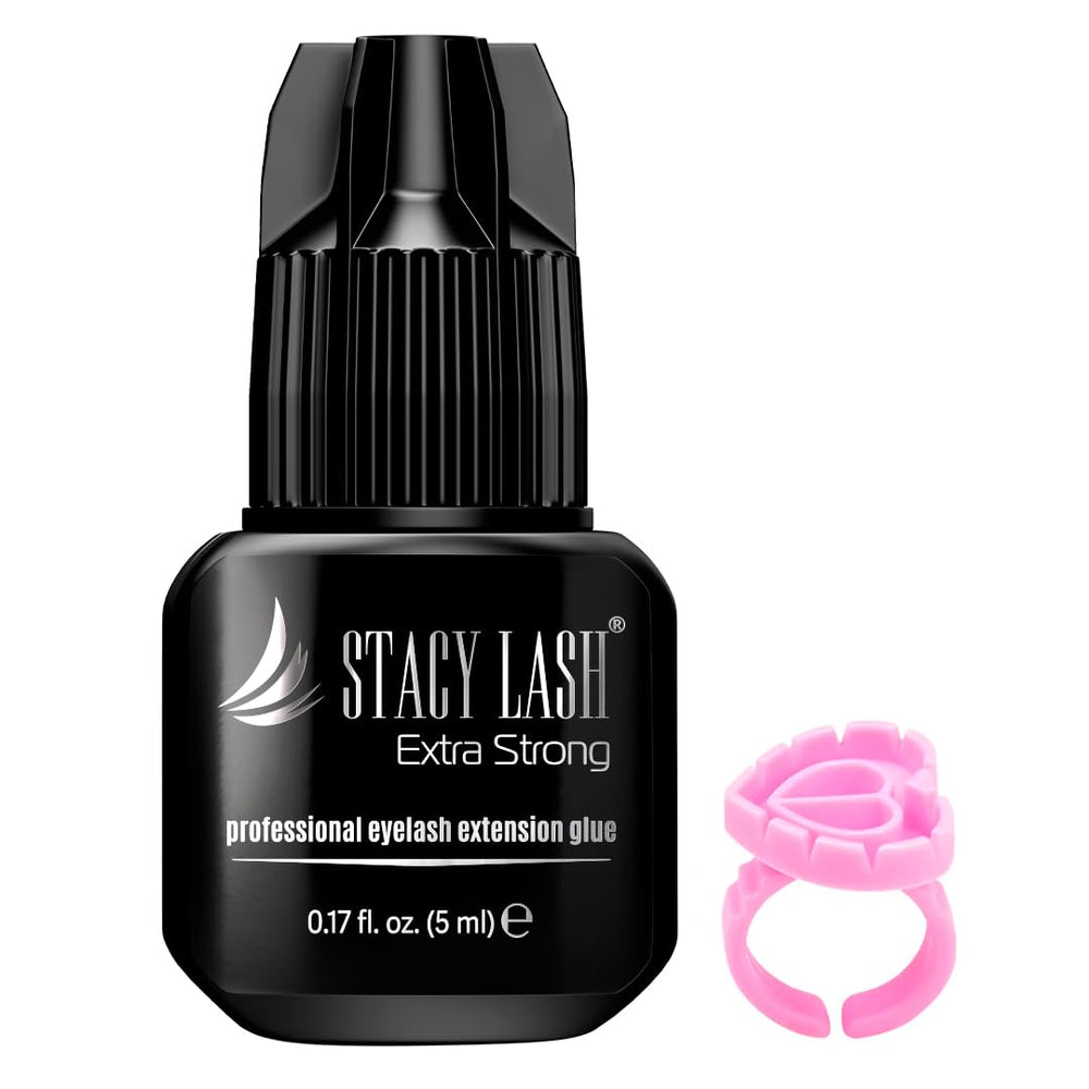 Colle STACY LASH Extra Forte pour cils, adhérence puissante adaptée aux pros.