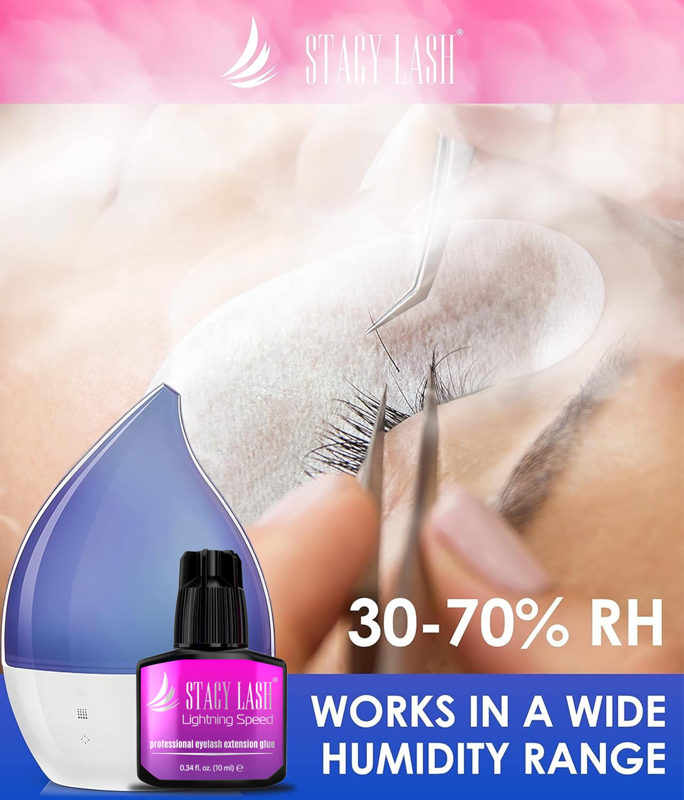 STACY LASH Lightning Speed: recommandée pour utilisation professionnelle en salon.