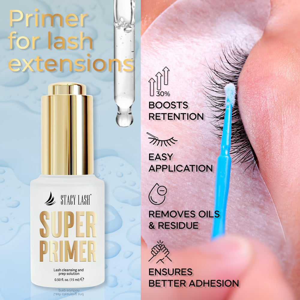 Stacy Lash Primer – application micro-brosse pour primer précis