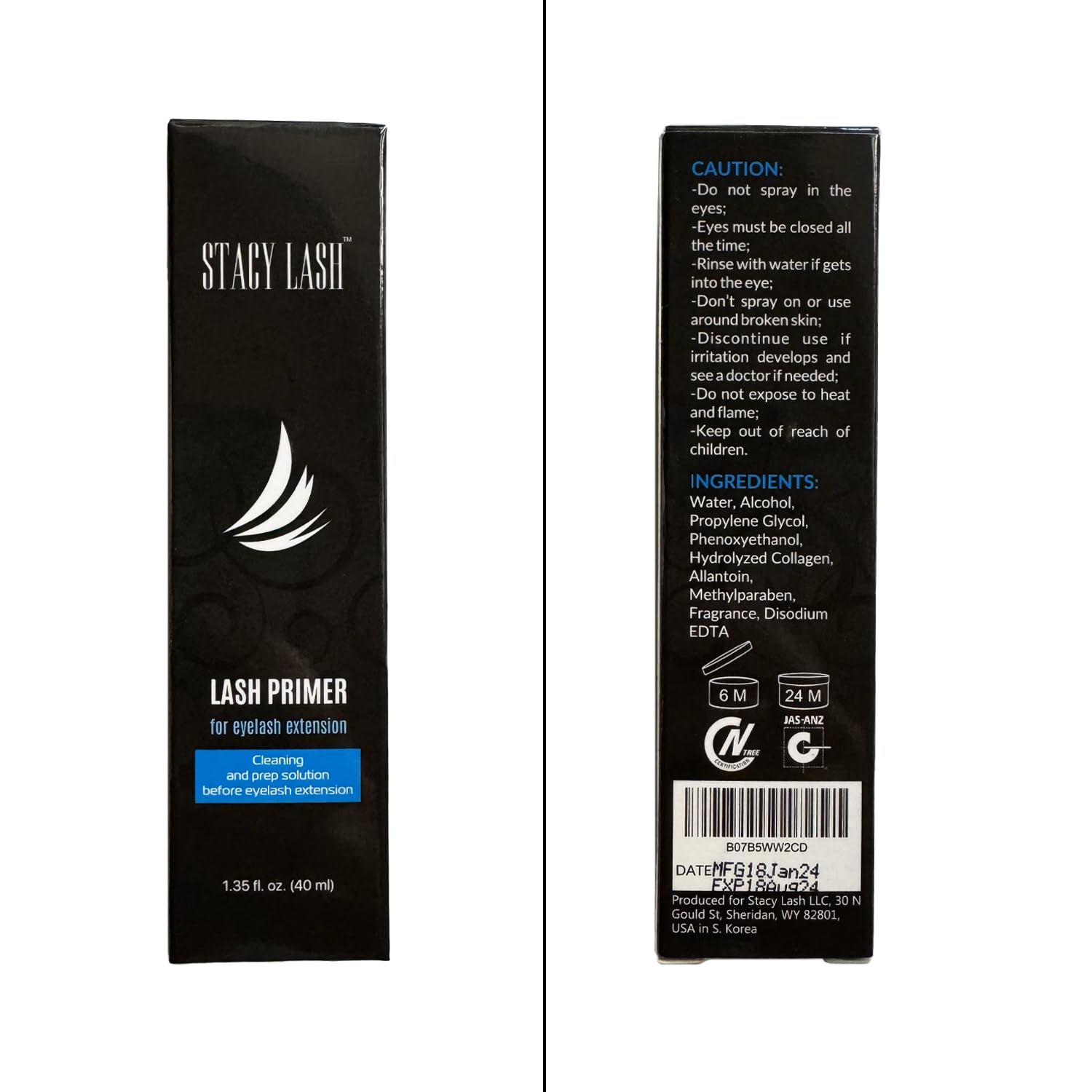 STACY LASH produit professionnel pour extensions semi-permanentes.