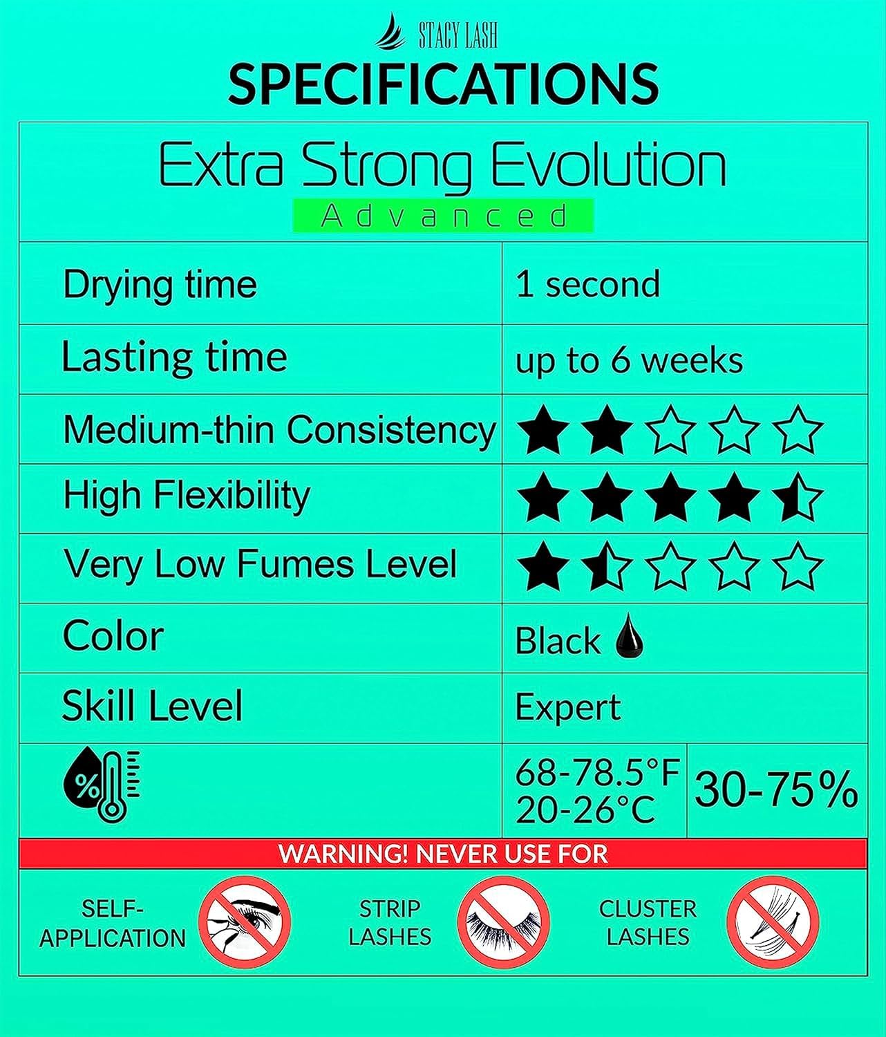 STACY LASH Sechage en Seconde – rapidité d’application