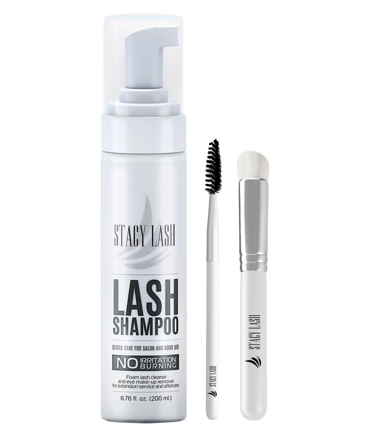 Shampoing Stacy Lash en bouteille nettoyant cils et extensions en douceur
