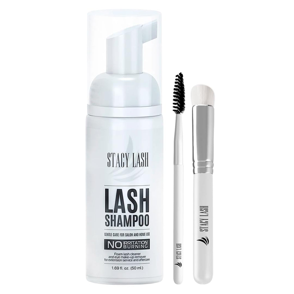 STACY LASH – Bouteille 50 ml du shampoing, nettoyage en douceur des extensions.