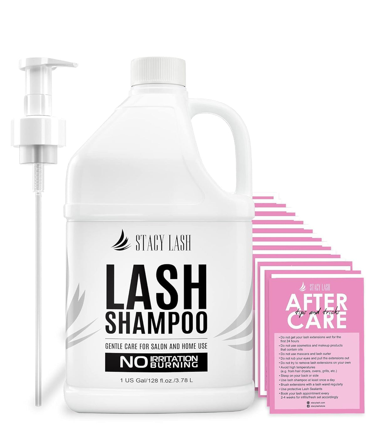 STACY LASH Shampooing cils: bouteille-pompe-mousse pratique pour salon