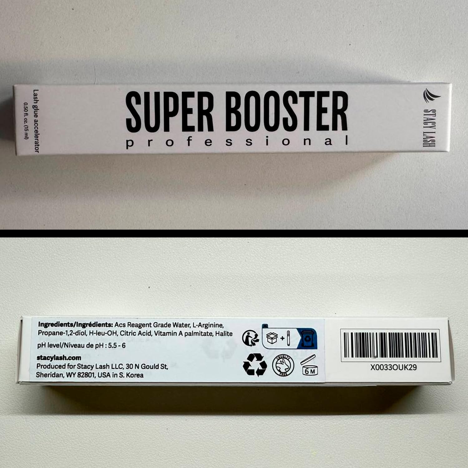 Compatibilité avec tous les adhésifs grâce à STACY LASH Super Booster.