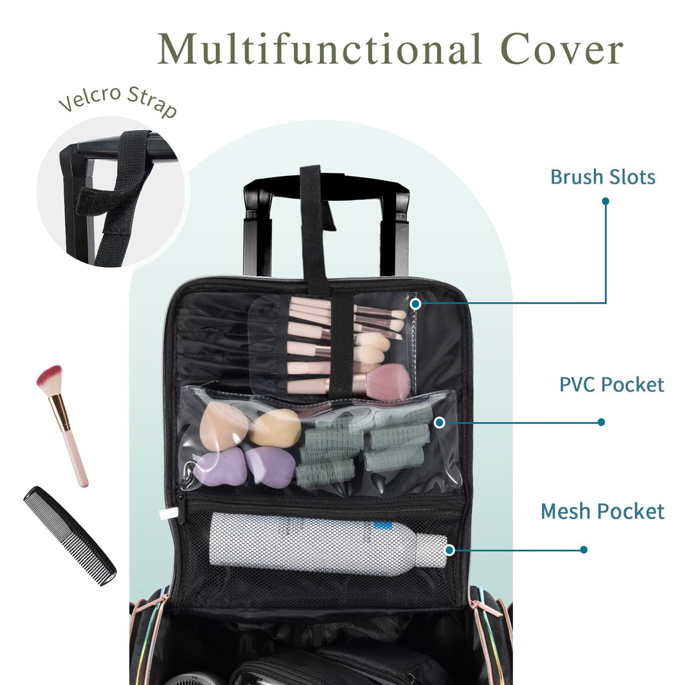 Stagiant ensemble-5-poches-articles-de-toilette: rangement clair pour outils et produits.
