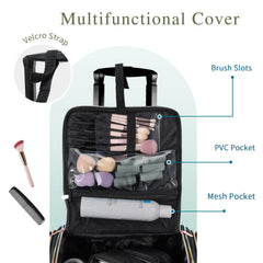 Stagiant ensemble-5-poches-articles-de-toilette: rangement clair pour outils et produits.
