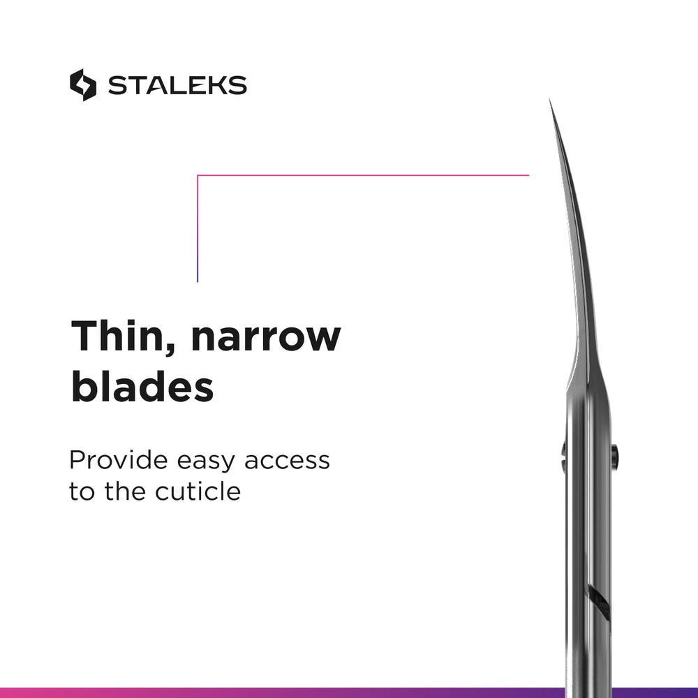 STALEKS PRO: manches allongés offrant une prise stable durant les soins.