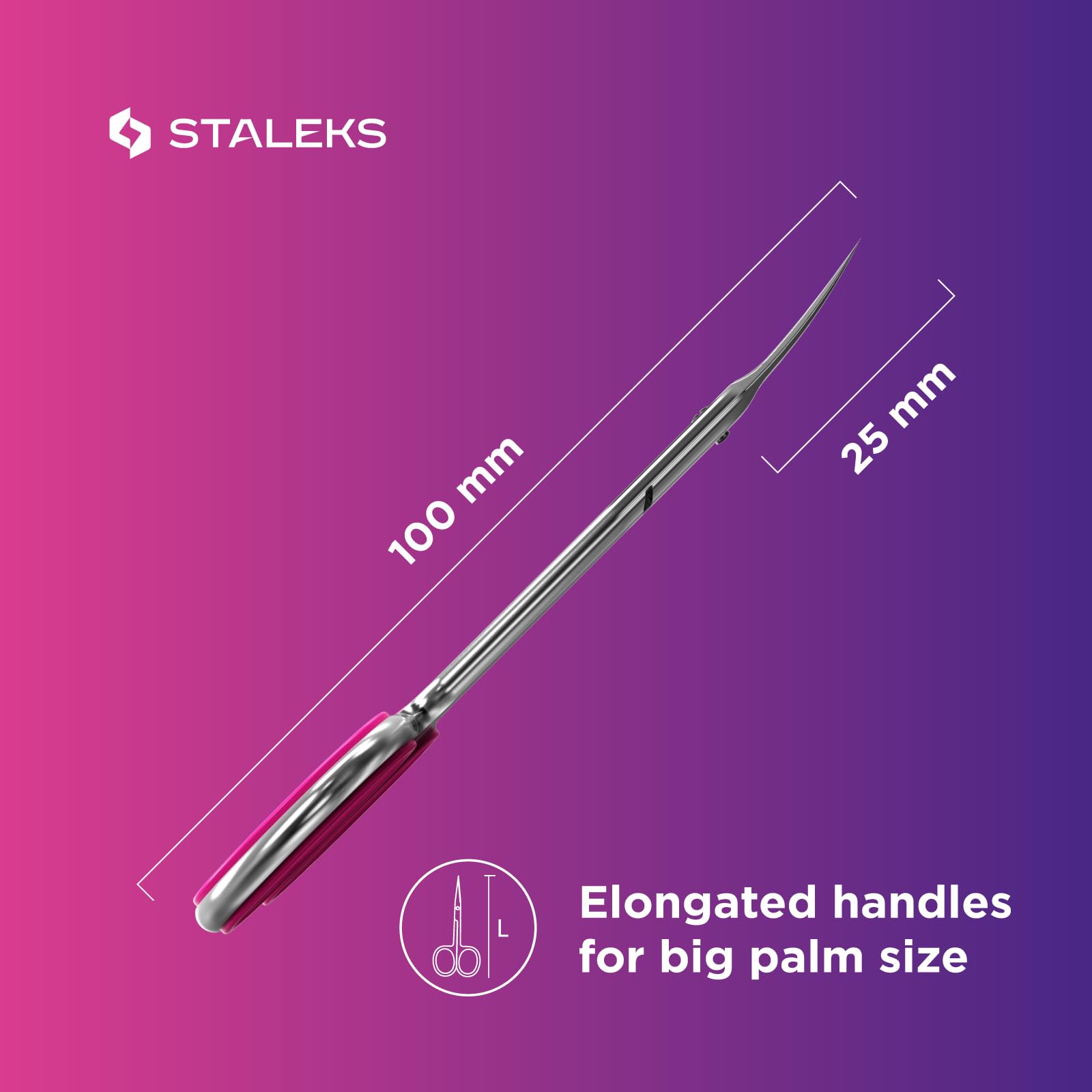 STALEKS PRO: précision supérieure pour des détails minutieux lors des soins.